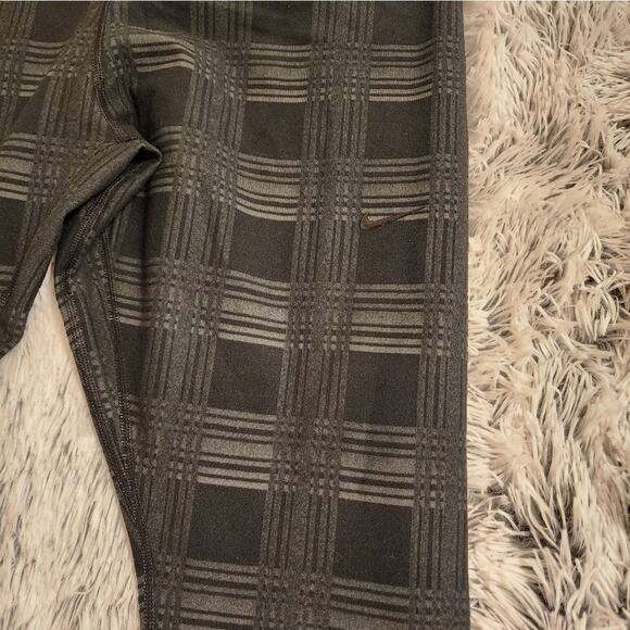 Nike Pro plaid super soft mid rise tight full length leggings plus size 2X new - Picture 4 of 15